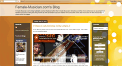 Desktop Screenshot of fm-blog.female-musician.com