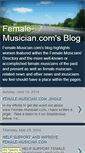 Mobile Screenshot of fm-blog.female-musician.com
